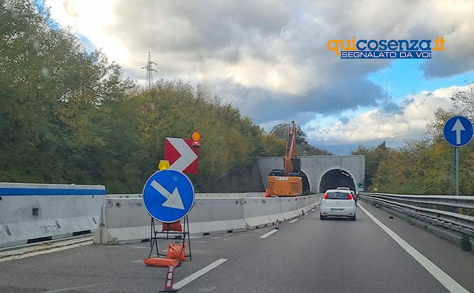 Autostrada A2 Cosenza Rogliano Lavori 1 1