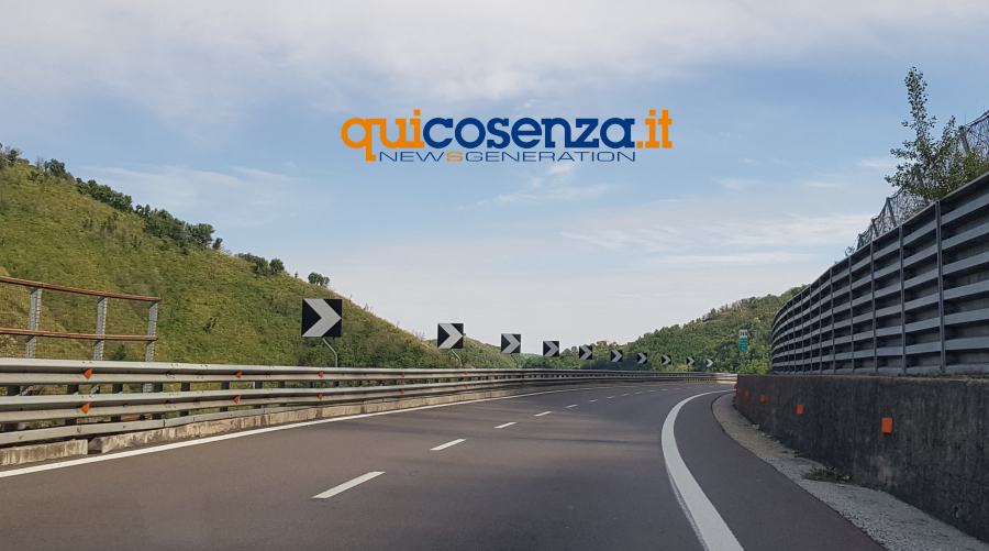 Autostrada A2 direzione Rogliano