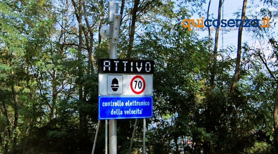 Occhio alle multe. La prossima settimana torna attivo l'autovelox sulla 107 a San Fili 51 Autovelox San Fili