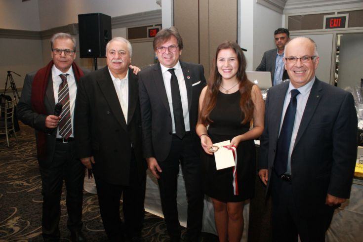 Celebrata a Toronto la decima edizione del 'Premio Telesio La Piazza' 62 BORSA DI STUDIO PER TEA MESSINA