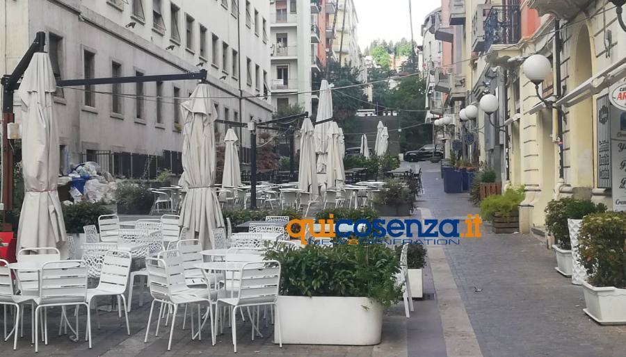 In Calabria 11mila imprese interessate dal nuovo Dpcm, il 20% è gestito da giovani 51 Bar aperto coronavirus Cosenza piazza 11 settembre 01