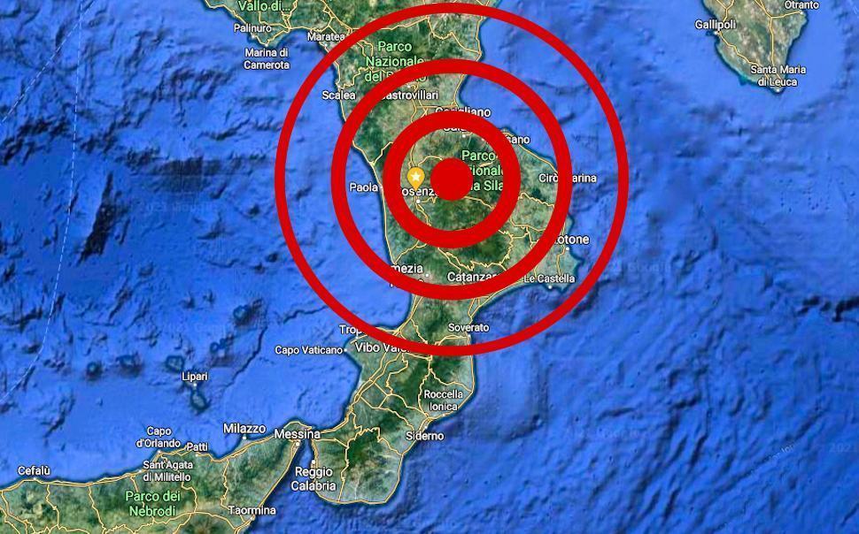 Scossa di terremoto nel cosentino. Magnitudo 2.7, epicentro tra Bisignano e Luzzi 51 Bisignano terremoto