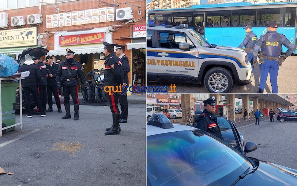 Blitz Autostazione Cosenza collage 1 2