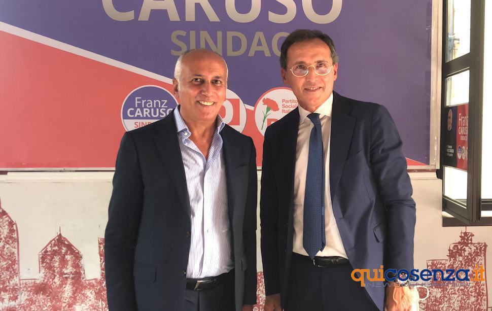 Boccia lancia Franz Caruso "con lui a Cosenza si volta pagina dopo 10 anni" 53 Boccia e Caruso ok