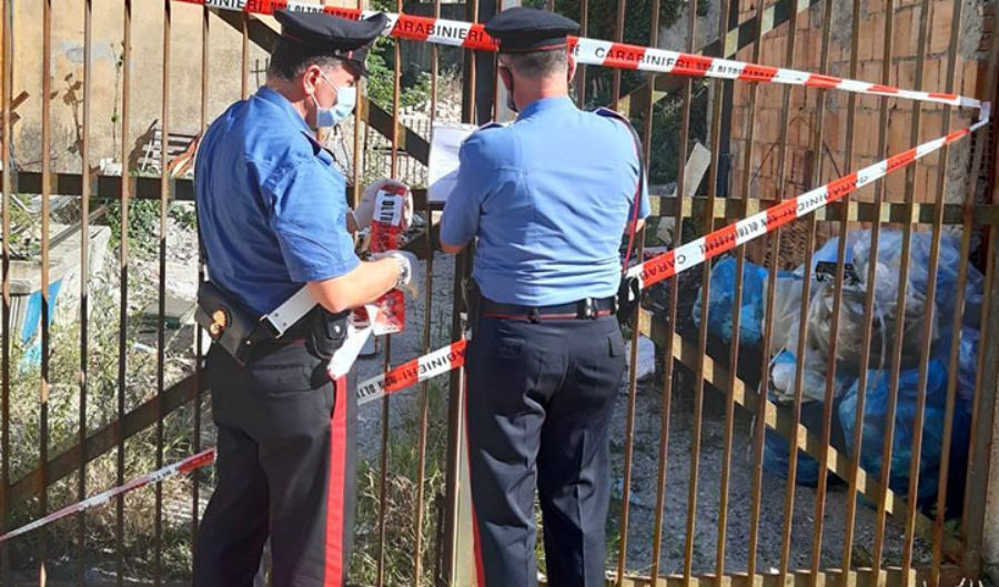 Borgia carabinieri sequestro rifiuti