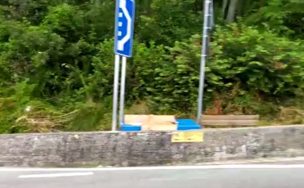 Box autovelox statale 107 paola cosenza danneggiato