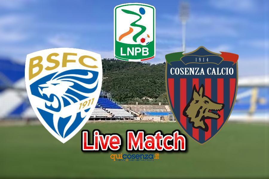 (Live) Brescia-Cosenza: 5-1 Finale di gara 68 Brescia Cosenza diretta 1