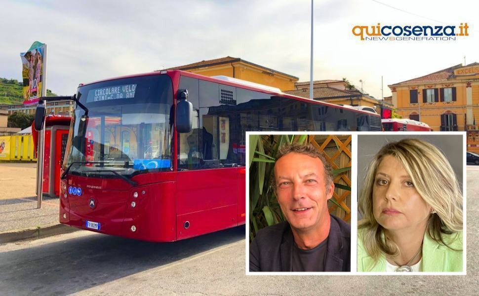 Bus Amanco autobus Cosenza rende luberto