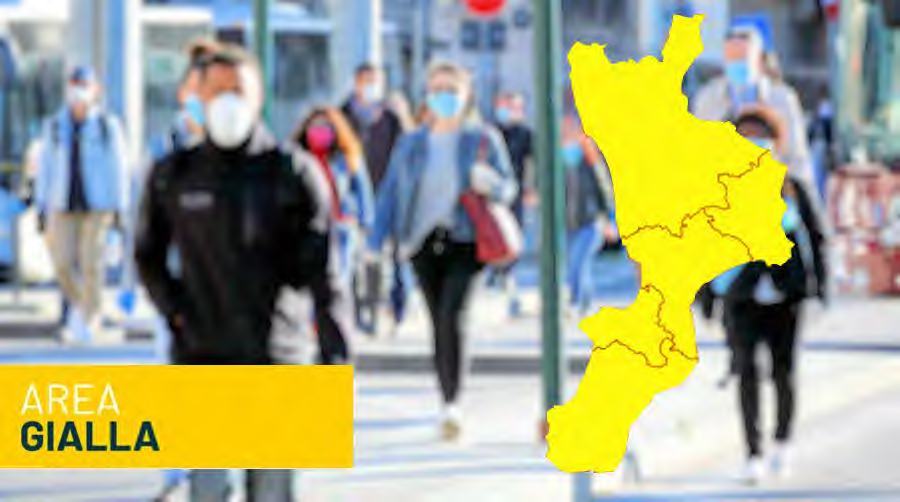 Calabria a rischio moderato, l'Rt risale a 1.01. Resta in zona gialla ma "vede" l'arancione 53 Calabria zona gialla articolo 2