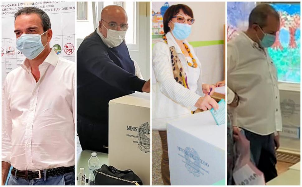 Elezioni regionali Calabria 2021, hanno votato tutti i 4 candidati presidenti 51 Candidati Presidente voto