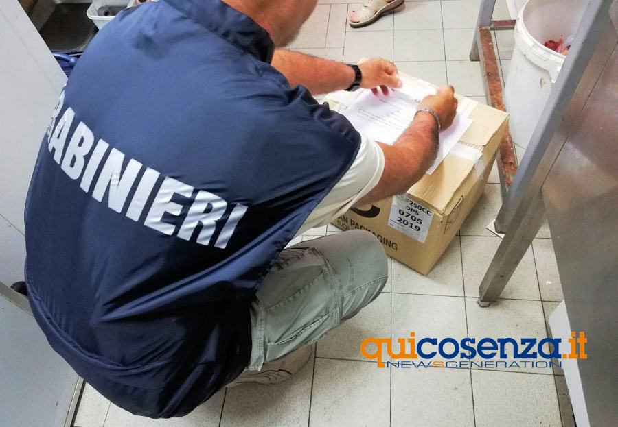 Carabinieri controllo alimentare