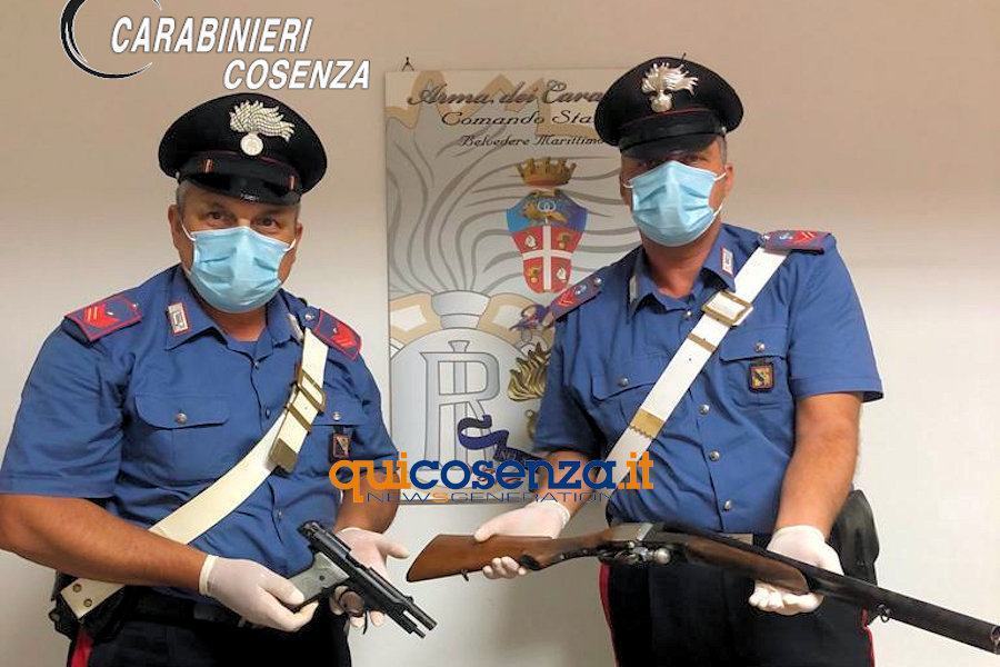 Carabinieri cosenza fucile