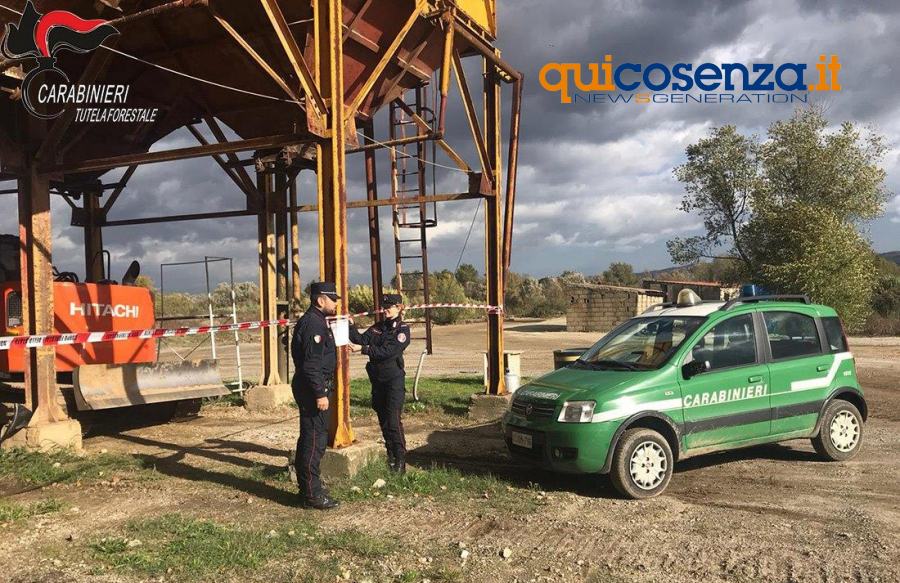 Carabinieri forestale calcestruzzo
