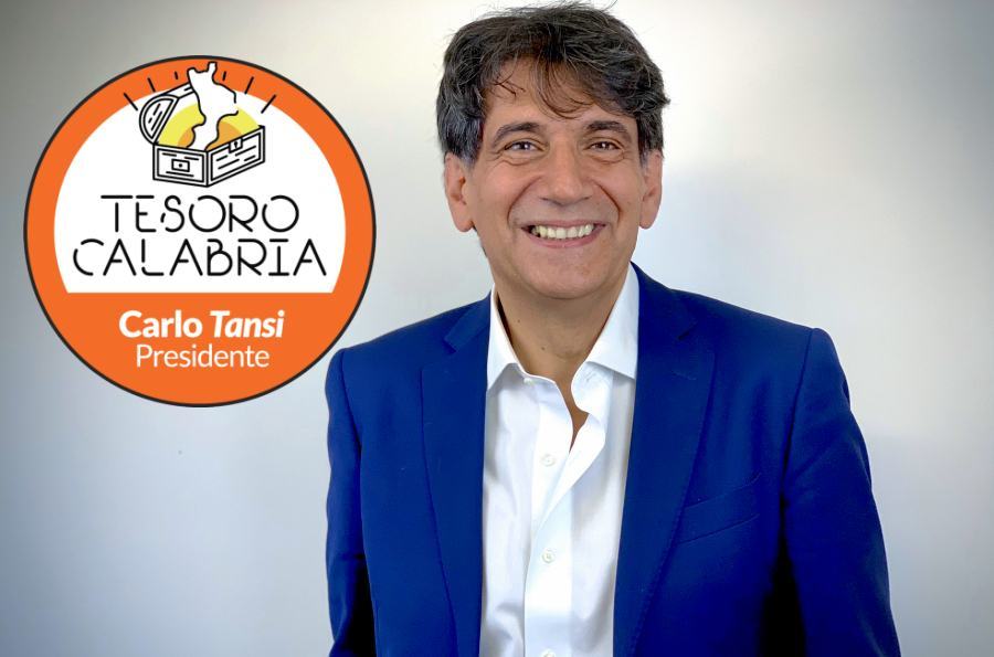 Carlo tansi con lista tesoro calabria