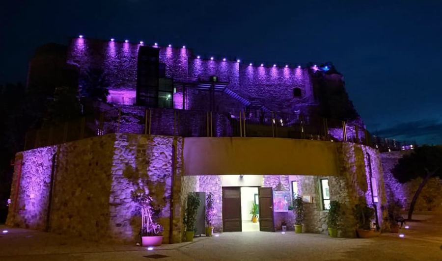 Castello aragonese viola