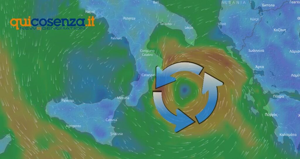 Arriva Numa, il ciclone Mediterraneo. Massima allerta sulle aree joniche della Calabria 3 Ciclone Mediterraneo