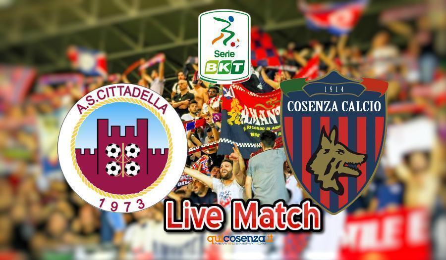 Cittadella Cosenza diretta match ok
