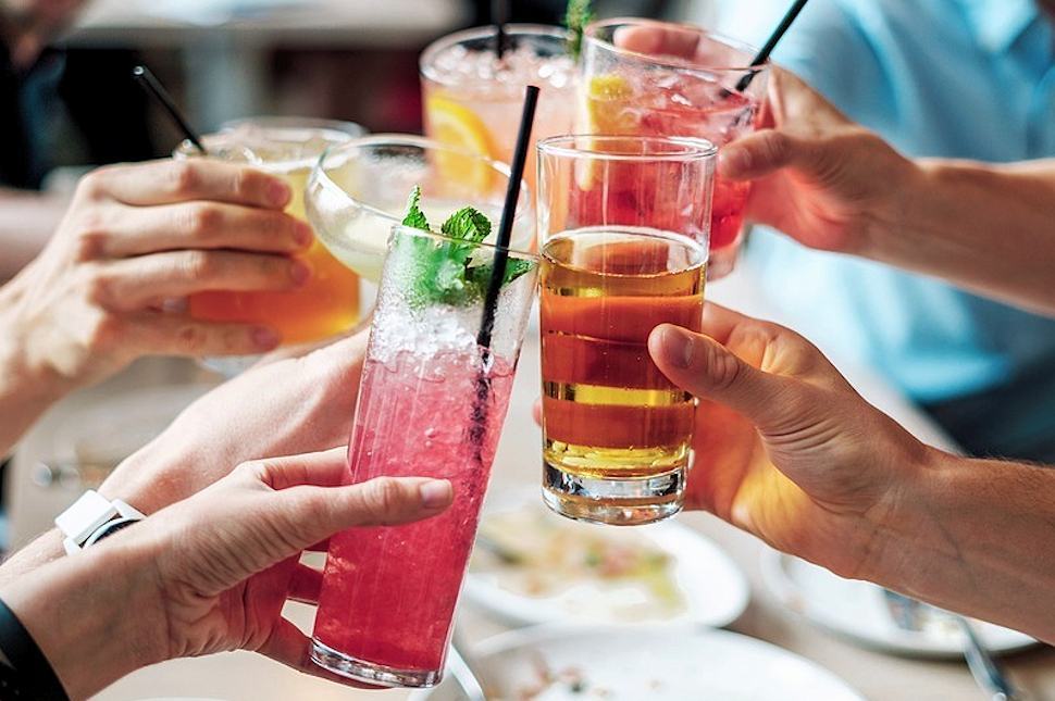 Cocktail drink disco