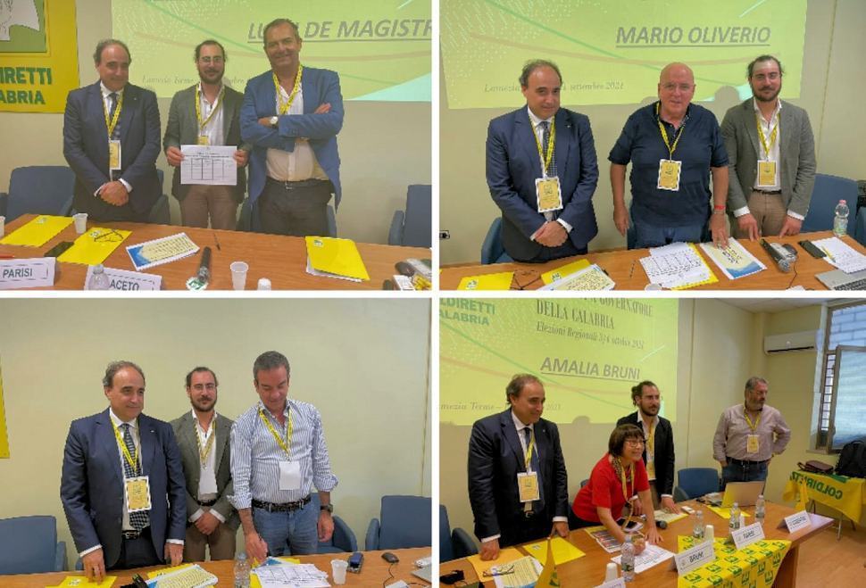 I dieci punti prioritari di Coldiretti Calabria presentati ai quattro candidati presidenti 51 Coldiretti Calabria candidati regione
