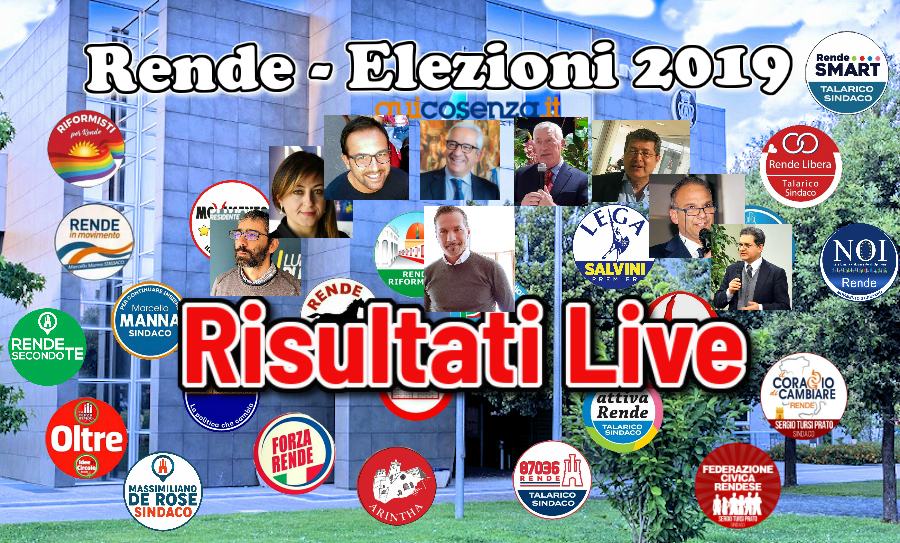 Comune di Rende elezioni 2019 live