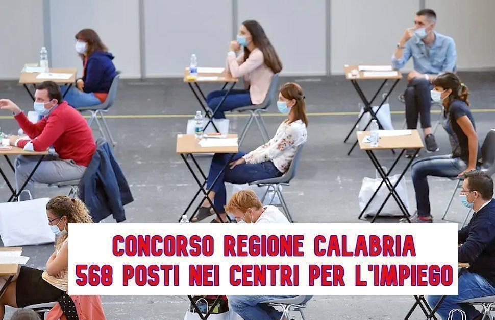 Concorso Regione Calabria, 568 posti. Niente prova orale "saranno scelti i migliori" 51 Concorso Centri per limpiego