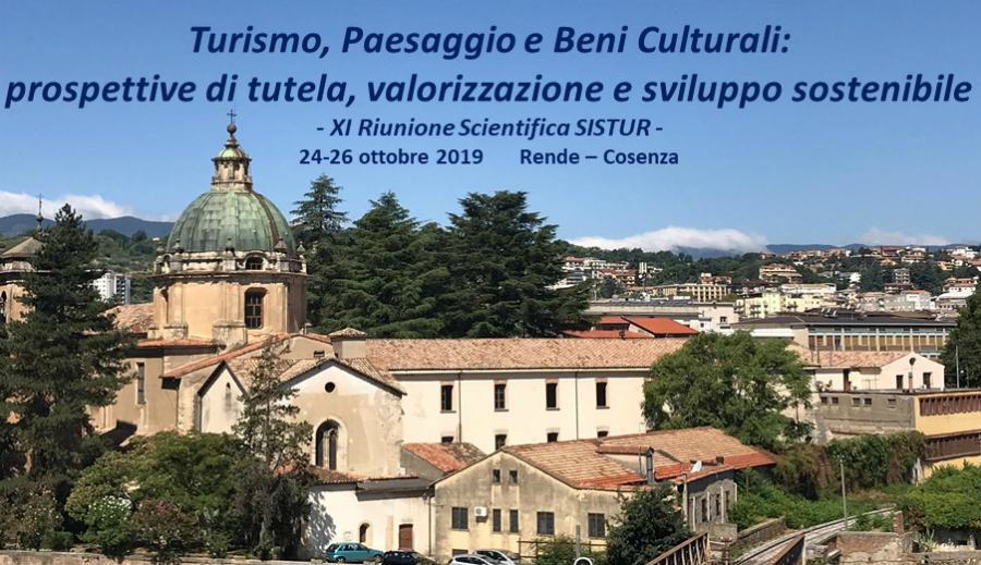 Congresso Turismo Paesaggio e Beni Culturali Cosenza ottobre 2019 IMMAGINE COPERTINA