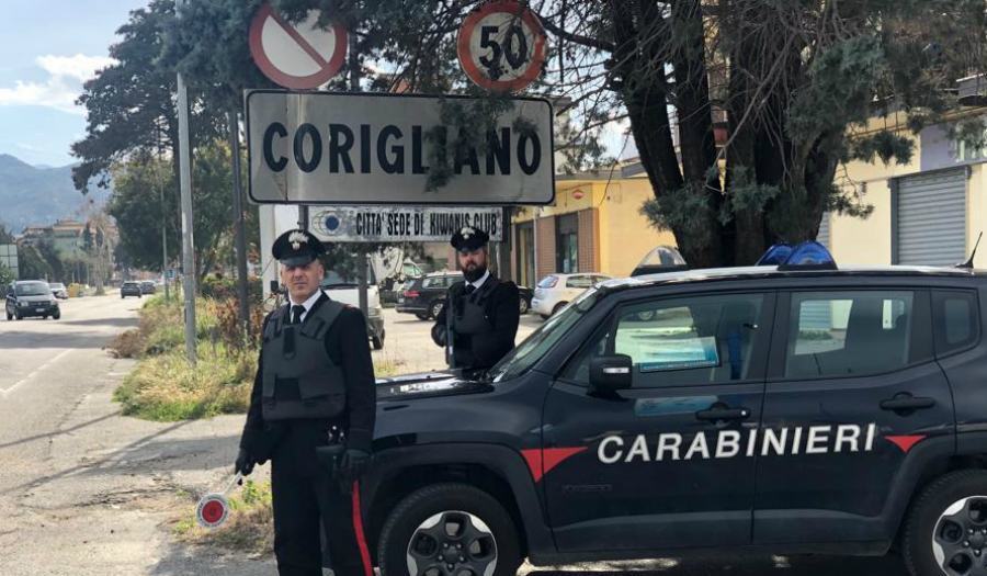 Corigliano carabinieri