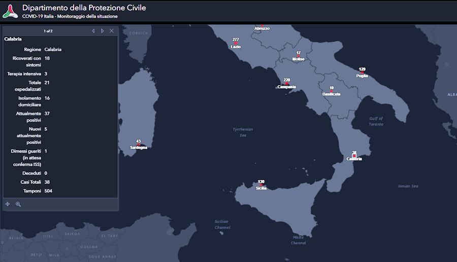 Coronavirus Calabria