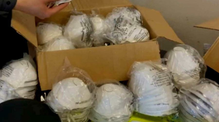 Coronavirus mascherine sequestro