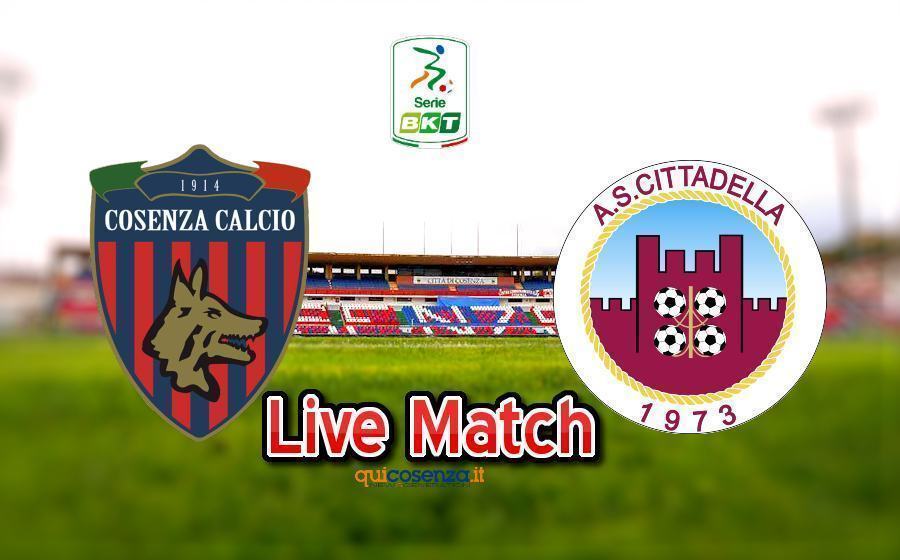 (Diretta match) Cosenza - Cittadella 1-1 Finale di gara 65 Cosenza Cittadella Live