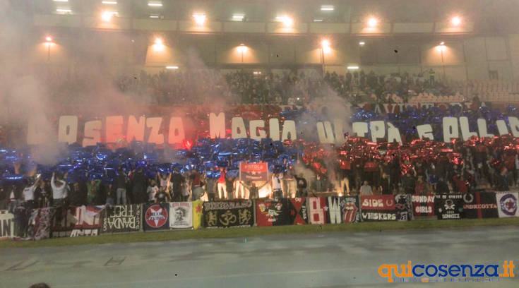 Cosenza Matera coreografia ultra