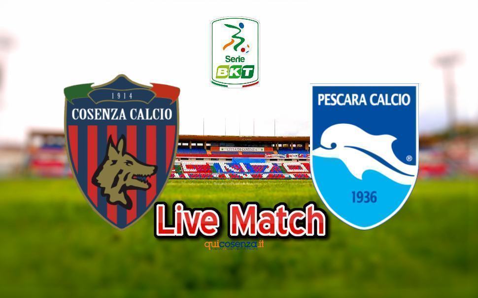 (Live) Cosenza-Pescara 3-0 Finale di gara 60 Cosenza Pescara live