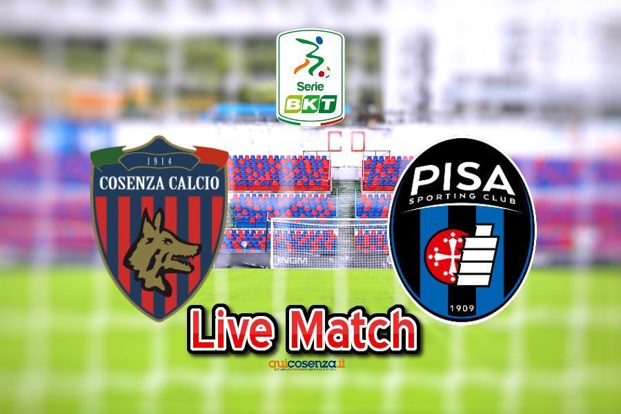 (Diretta match) Cosenza - Pisa 1-1 Finale di gara 64 Cosenza Pisa Live