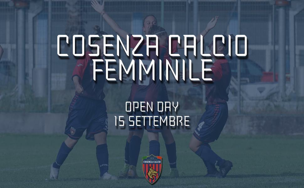 Cosenza calcio femminile open day