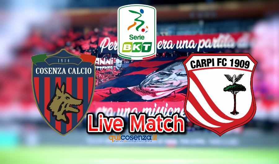 Cosenza carpi diretta live