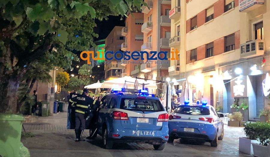 Cosenza controlli polizia movida2 2