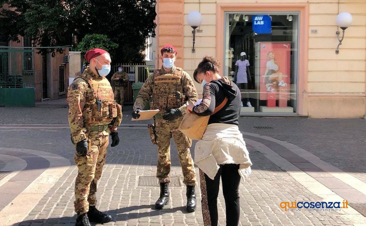 Esercito: cambio alla guida del Raggruppamento "Calabria" e bilancio delle attività 51 Cosenza corso mazzini controlli militari esercito