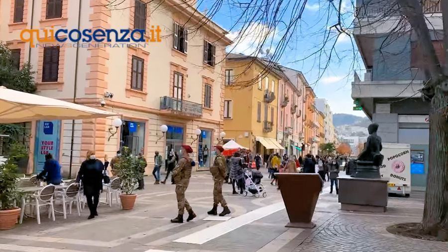 Covid: dal 7 gennaio torna l'Italia a colori, la Calabria rischia la 'zona rossa' 51 Cosenza esercito corso mazzini