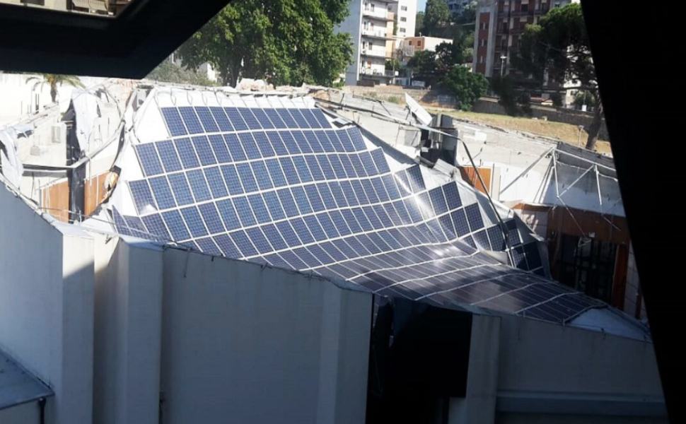 Crollo auditorium Calipari