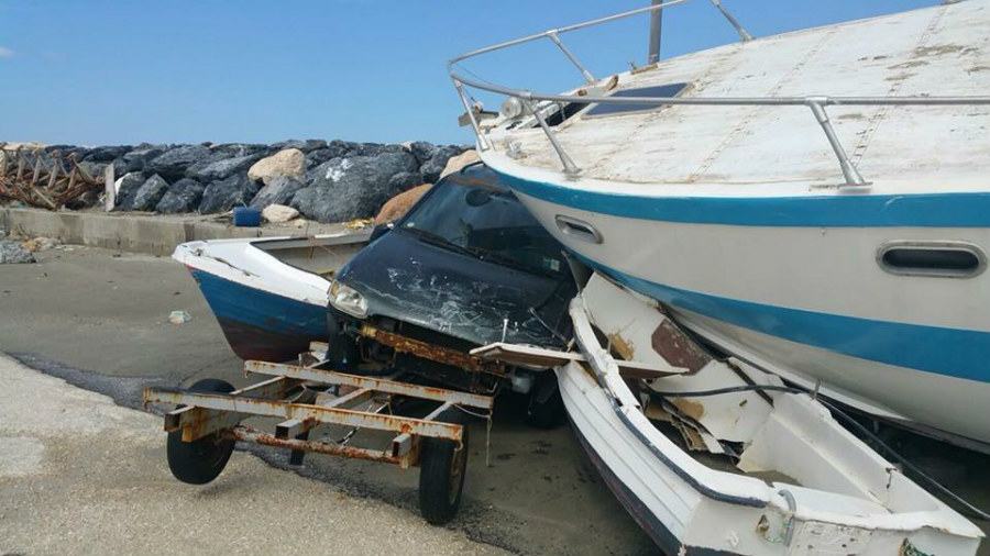 Mareggiate sul Tirreno, Gallo: "Regione congeli tariffa rifiuti e rinunci a canoni demaniali" 55 Danni mareggiate 01