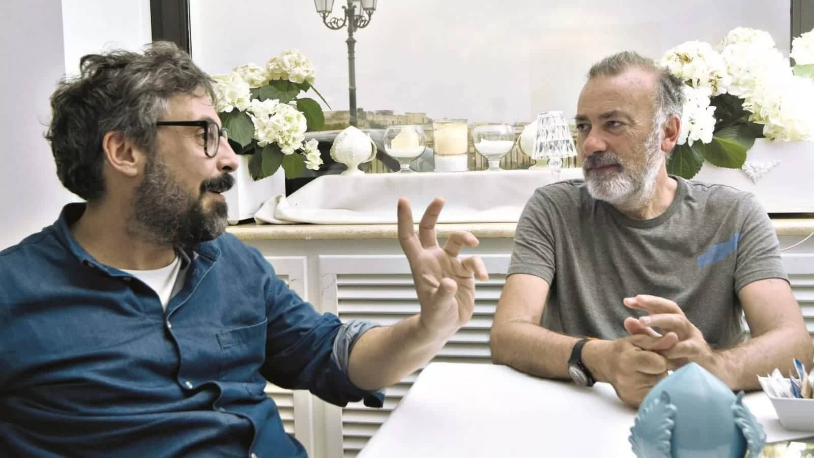 Dario Brunori e Franco Arminio foto di Vittorio Arcieri
