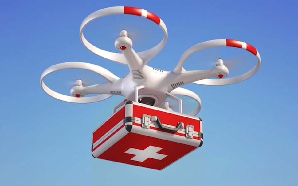 Defibrillatori portati con il Drone. Ad Altomonte l'unico esperimento in Calabria 51 Defibrillatore Drone