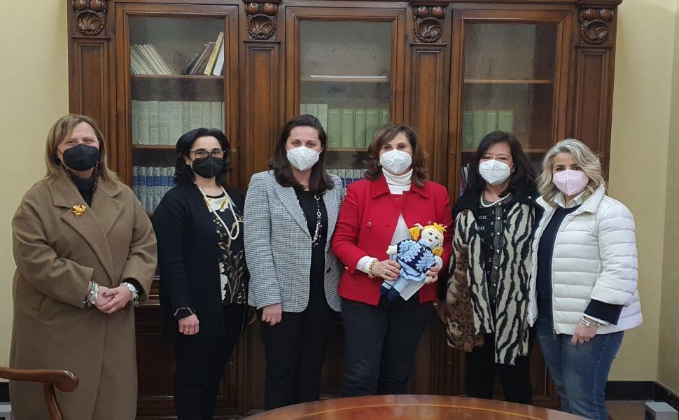 Delegazione Comitato provinciale Unicef dal Prefetto di Cosenza