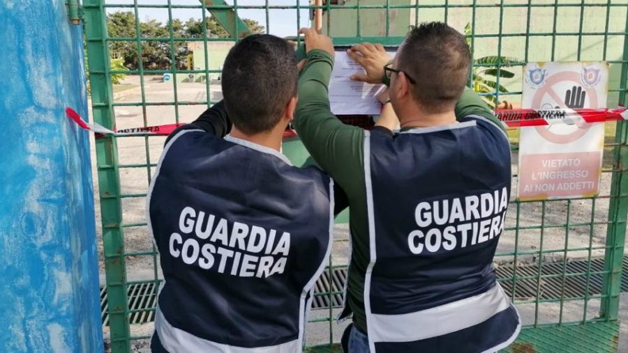Depuratori sequestro guardia costiera 1
