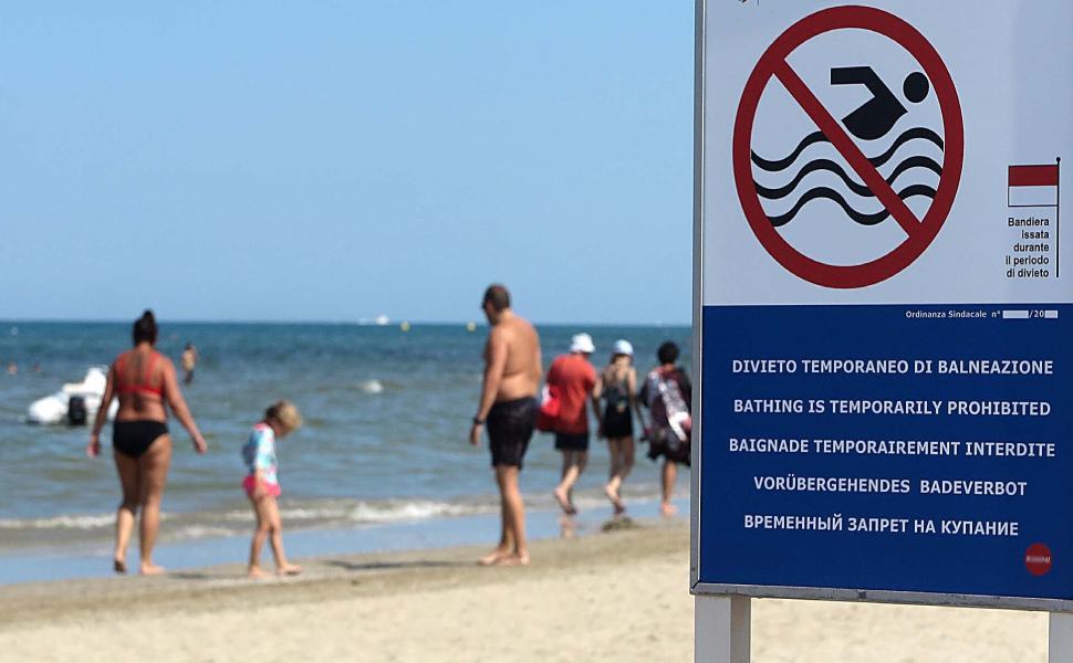 Divieto temporaneo Balneazione spiaggia
