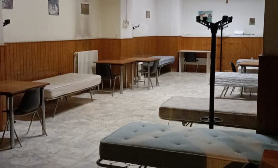 Dormitorio in allestimento Cosenza via milelli 1