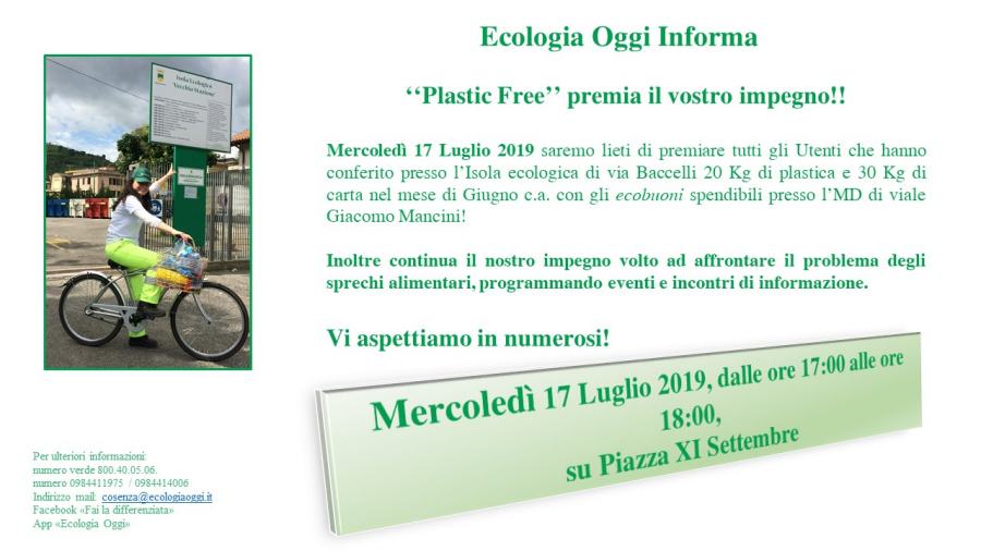 Ecologia Oggi Plastic free 1
