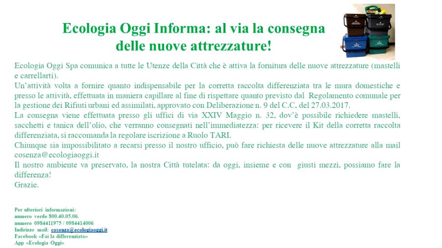 Ecologia oggi informa