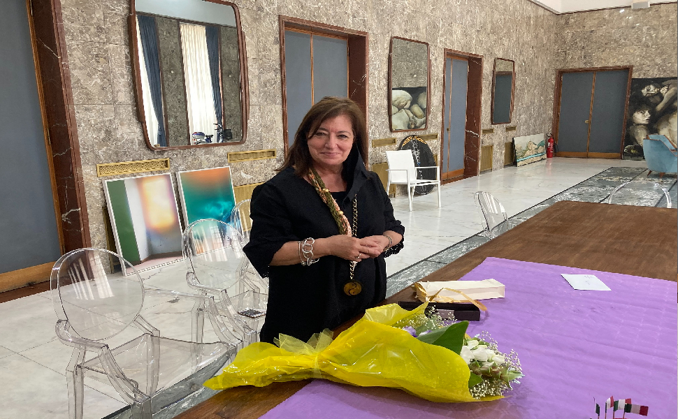Elena Mittembergher festeggiata in Comune 2 1