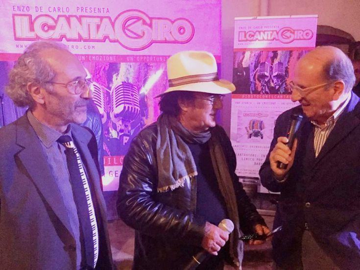 Il calabrese Enzo De Carlo, firma anche l'edizione 2016 del 'Cantagiro' 71 Enzo De Carlo Patron del Cantagiro con Al Bano ed Elvino Echeoni Direttore Generale del Cantagiro